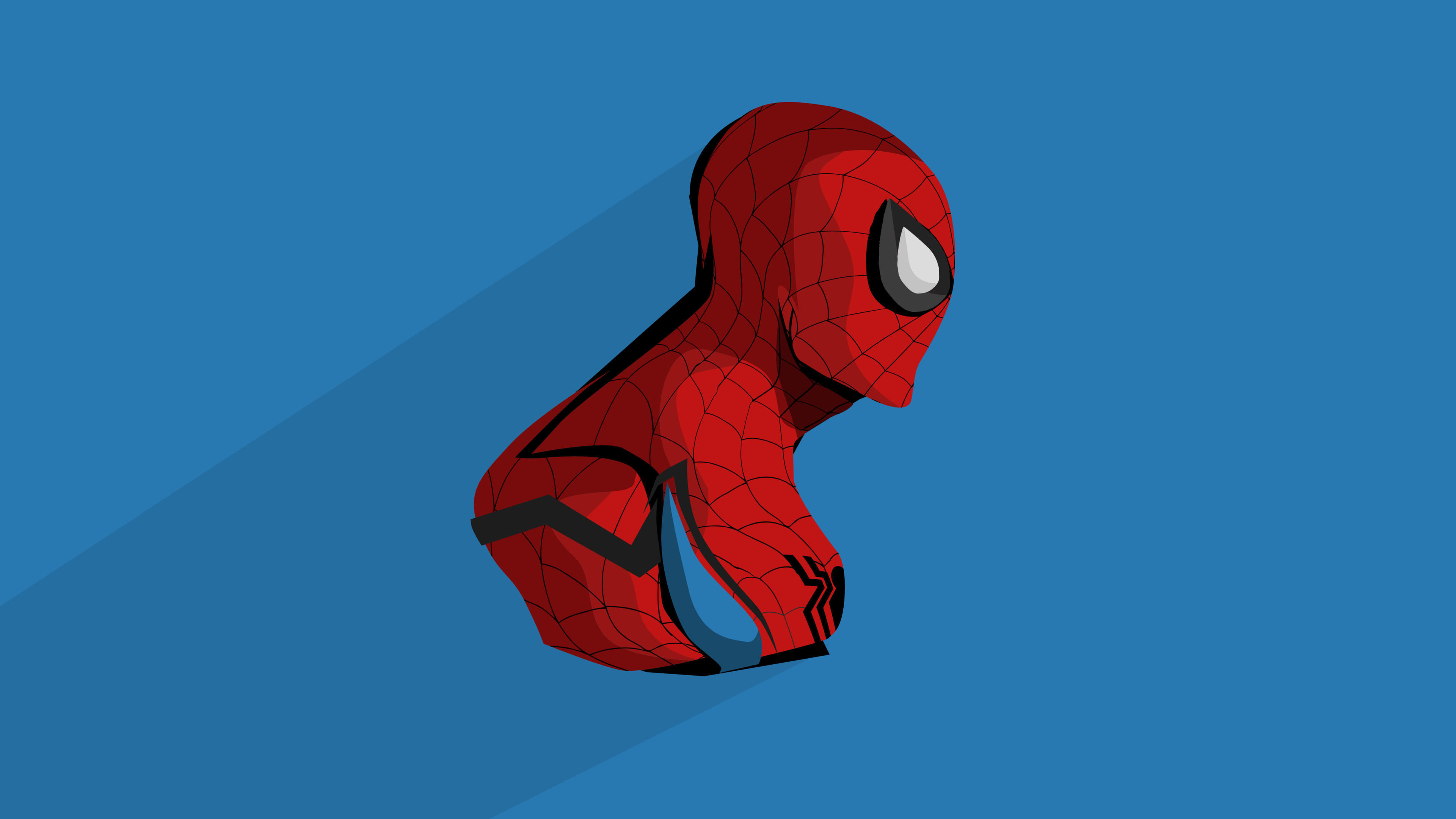 Spider Man Minimal Artwork 4K